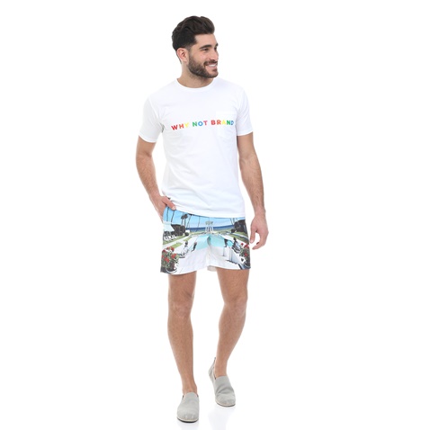 ORLEBAR BROWN-Ανδρικό μαγιό σορτς ORLEBAR BROWN BULLDOG PHOTOGRAPH μπλε λευκό