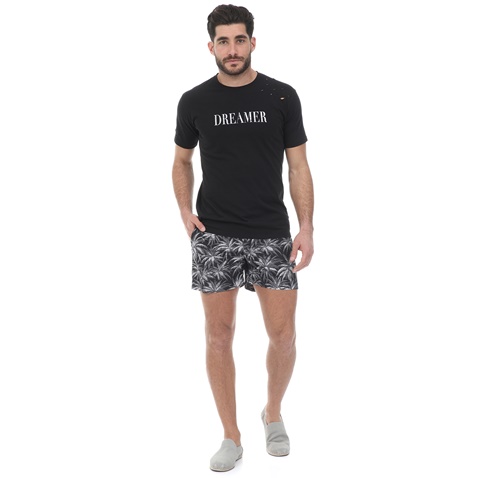 ORLEBAR BROWN-Ανδρικό κοντό μαγιό σορτς ORLEBAR BROWN SETTER X PRINT μαύρο λευκό