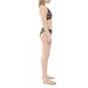 BALMAIN-Γυναικείο μαγιό μπικίνι BALMAIN TRIANGLE W/BRIEF RAY PRINT μαύρο πορτοκαλί