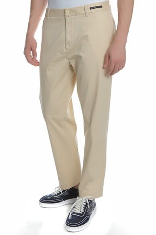 SCOTCH & SODA-Ανδρικό παντελόνι chino SCOTCH & SODA μπεζ