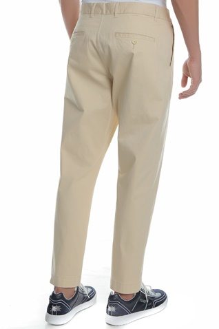 SCOTCH & SODA-Ανδρικό παντελόνι chino SCOTCH & SODA μπεζ