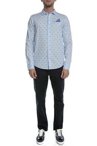 SCOTCH & SODA-Ανδρικό πουκάμισο SCOTCH & SODA γαλάζιο