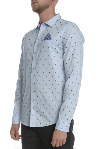 SCOTCH & SODA-Ανδρικό πουκάμισο SCOTCH & SODA γαλάζιο