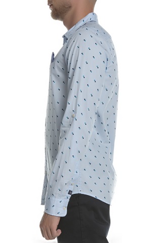 SCOTCH & SODA-Ανδρικό πουκάμισο SCOTCH & SODA γαλάζιο