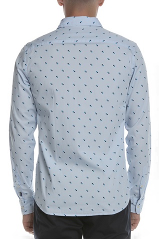 SCOTCH & SODA-Ανδρικό πουκάμισο SCOTCH & SODA γαλάζιο