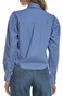 SCOTCH & SODA-Γυναικείο πουκάμισο cropped SCOTCH & SODA γαλάζιο 