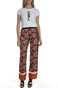 SCOTCH & SODA-Γυναικεία παντελόνα SCOTCH & SODA μπορντό