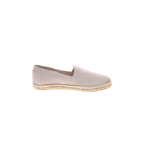 TOMS-Γυναικείες δερμάτινες εσπαντρίγιες TOMS CLOUD GREY SUEDE WM PISMO ESP γκρι