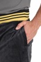 FILA-Ανδρική βερμούδα FILA EMERY μαύρη κίτρινη