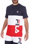 FILA-Ανδρικό t-shirt FILA ALFREDO μπλε λευκό κόκκινο