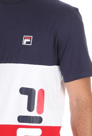 FILA-Ανδρικό t-shirt FILA ALFREDO μπλε λευκό κόκκινο