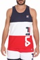 FILA-Ανδρικό t-shirt FILA SORA μπλε λευκό