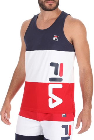 FILA-Ανδρικό t-shirt FILA SORA μπλε λευκό