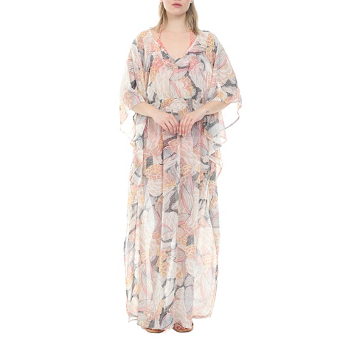 MOLLY BRACKEN-Γυναικείο maxi φόρεμα MOLLY BRACKEN WOVEN DRESS ροζ