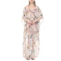 MOLLY BRACKEN-Γυναικείο maxi φόρεμα MOLLY BRACKEN WOVEN DRESS ροζ