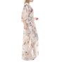 MOLLY BRACKEN-Γυναικείο maxi φόρεμα MOLLY BRACKEN WOVEN DRESS ροζ