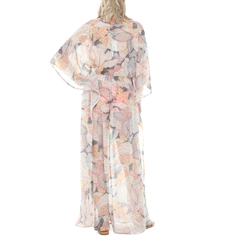 MOLLY BRACKEN-Γυναικείο maxi φόρεμα MOLLY BRACKEN WOVEN DRESS ροζ
