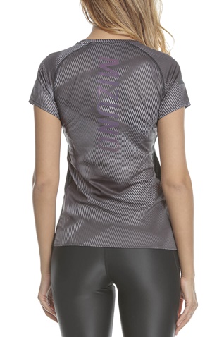 MIZUNO-Γυναικεία μπλούζα MIZUNO Aero Graphic Tee (W) μαύρη γκρι