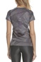 MIZUNO-Γυναικεία μπλούζα MIZUNO Aero Graphic Tee (W) μαύρη γκρι