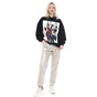 JEREMY SCOTT-Γυναικεία φούτερ μπλούζα JEREMY SCOTT μαύρη