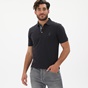 TRUSSARDI-Ανδρική polo μπλούζα TRUSSARDI E101 SALISBURGO μπλε ναυτικό