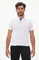 TRUSSARDI-Ανδρική polo μπλούζα TRUSSARDI E101 SALISBURGO λευκή