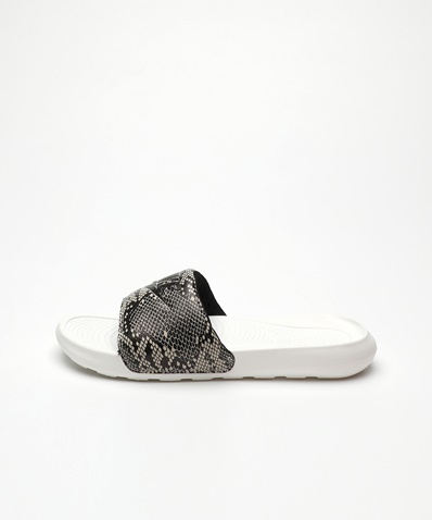 NIKE-Γυναικεία slides NIKE CN9676 W VICTORI ONE PRINT μαύρα μπεζ