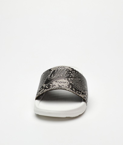 NIKE-Γυναικεία slides NIKE CN9676 W VICTORI ONE PRINT μαύρα μπεζ