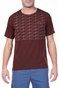 NIKE-Ανδρική μπλούζα NΙKΕ RN DV RISE 365 SS GX FLSH μπορντό ασημί