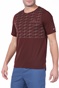 NIKE-Ανδρική μπλούζα NΙKΕ RN DV RISE 365 SS GX FLSH μπορντό ασημί