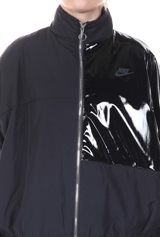 NIKE-Γυναικείο μπουφάν NIKE NSW ICN CLSH JKT SYN FILL μαύρο