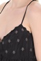 FREE PEOPLE COLLECTION-Γυναικείο τοπ FREE PEOPLE JENNA EMBROIDERED μαύρο