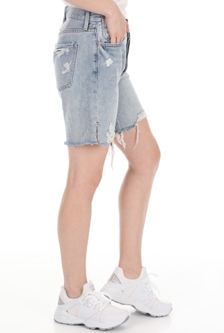 FREE PEOPLE COLLECTION-Γυναικεία jean βερμούδα FREE PEOPLE SEQUOIA γαλάζια