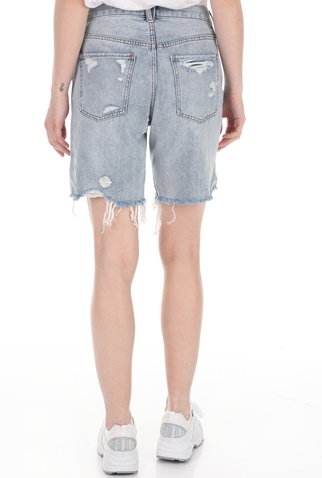 FREE PEOPLE COLLECTION-Γυναικεία jean βερμούδα FREE PEOPLE SEQUOIA γαλάζια