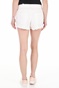 FREE PEOPLE COLLECTION-Γυναικείο jean σορτς FREE PEOPLE LOVING GOOD VIBRATIONS λευκό
