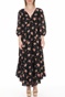 FREE PEOPLE COLLECTION-Γυναικείο maxi φόρεμα FREE PEOPLE SEA GLASS μαύρο