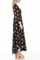 FREE PEOPLE COLLECTION-Γυναικείο maxi φόρεμα FREE PEOPLE SEA GLASS μαύρο