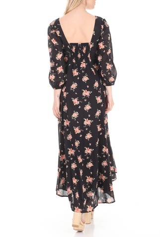 FREE PEOPLE COLLECTION-Γυναικείο maxi φόρεμα FREE PEOPLE SEA GLASS μαύρο