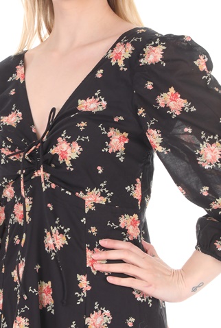 FREE PEOPLE COLLECTION-Γυναικείο maxi φόρεμα FREE PEOPLE SEA GLASS μαύρο