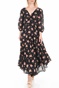 FREE PEOPLE COLLECTION-Γυναικείο maxi φόρεμα FREE PEOPLE SEA GLASS μαύρο