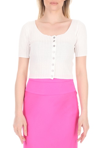 FREE PEOPLE COLLECTION-Γυναικείο τοπ FREE PEOPLE LITTLE CUTIE εκρού