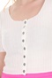 FREE PEOPLE COLLECTION-Γυναικείο τοπ FREE PEOPLE LITTLE CUTIE εκρού