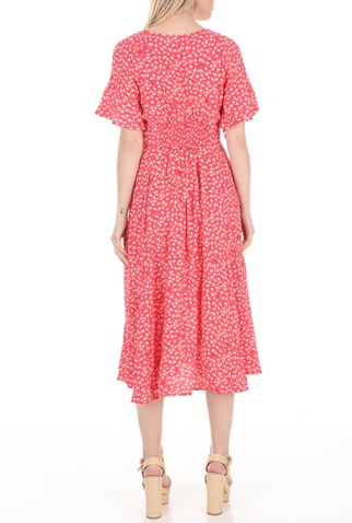 FREE PEOPLE COLLECTION-Γυναικείο φόρεμα FREE PEOPLE IN FULL BLOOM κοραλί