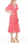 FREE PEOPLE COLLECTION-Γυναικείο φόρεμα FREE PEOPLE IN FULL BLOOM κοραλί