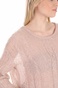 FREE PEOPLE COLLECTION-Γυναικεία πλεκτή μπλούζα FREE PEOPLE  ANGEL SOFT ροζ
