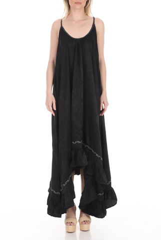 FREE PEOPLE COLLECTION-Γυναικείο maxi φόρεμα FREE PEOPLE AMOR μαύρο