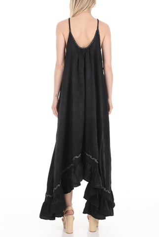 FREE PEOPLE COLLECTION-Γυναικείο maxi φόρεμα FREE PEOPLE AMOR μαύρο