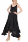 FREE PEOPLE COLLECTION-Γυναικείο maxi φόρεμα FREE PEOPLE AMOR μαύρο