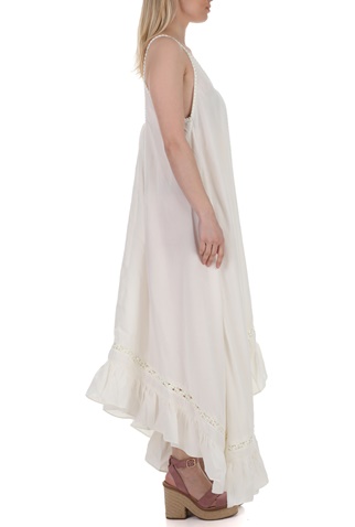 FREE PEOPLE COLLECTION-Γυναικείο maxi φόρεμα FREE PEOPLE AMOR λευκό