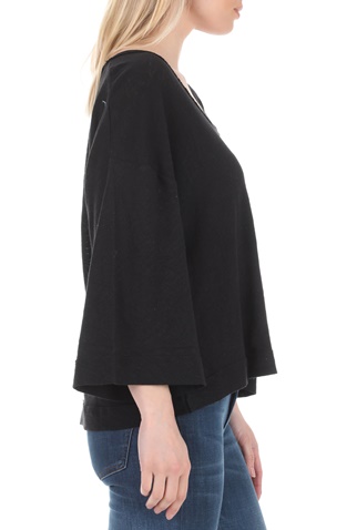 FREE PEOPLE COLLECTION-Γυναικεία μπλούζα FREE PEOPLE FRESH START μαύρη
